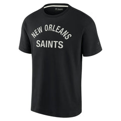 New Orleans Saints Unisex Elements Super Soft Short Sleeve T-Shirt - Black - Fanatics
