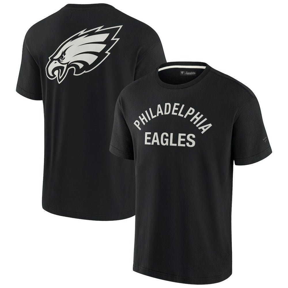 Philadelphia Eagles Unisex Elements Super Soft Short Sleeve T-Shirt - Black - Fanatics