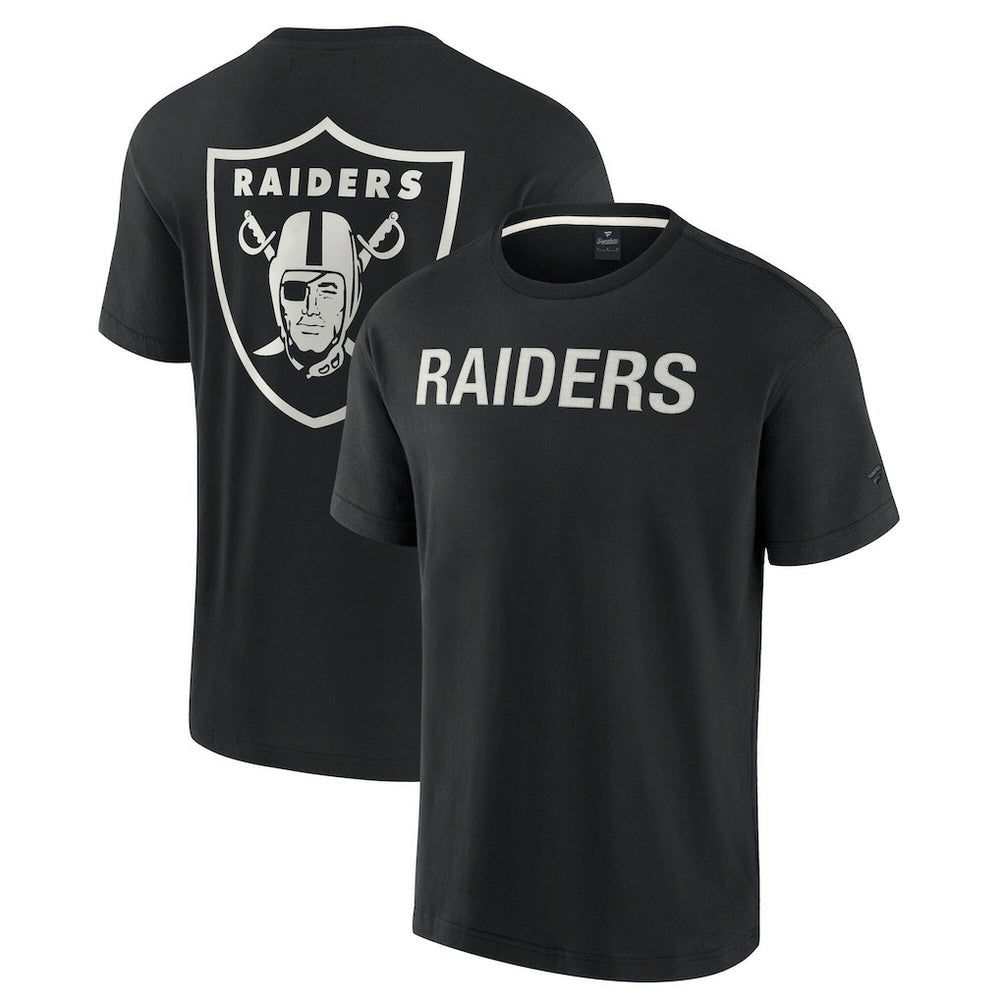 Las Vegas Raiders Unisex Elements Super Soft Short Sleeve T-Shirt - Black - Fanatics