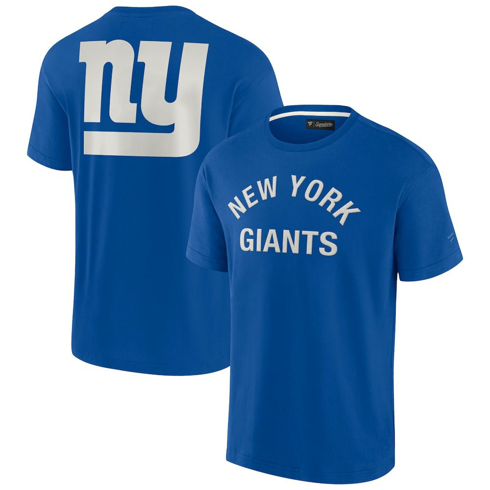 New York Giants Unisex Elements Super Soft Short Sleeve T-Shirt - Royal - Fanatics