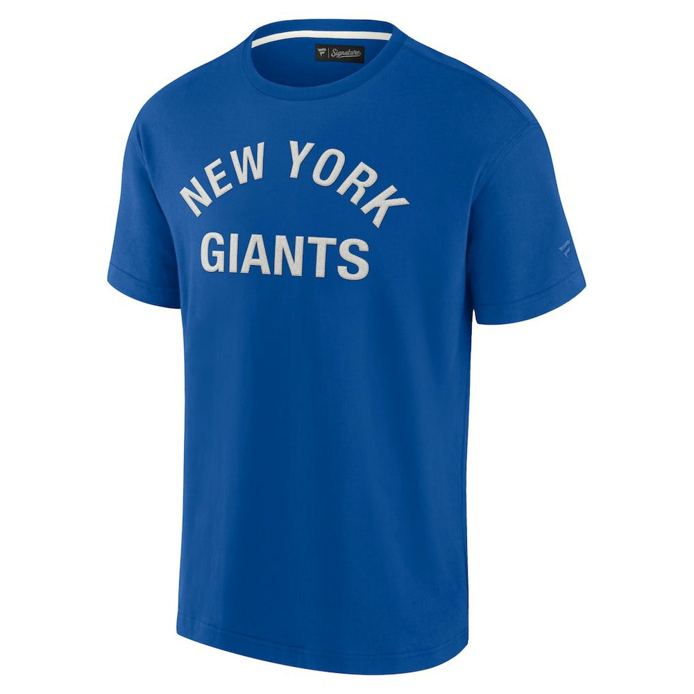 New York Giants Unisex Elements Super Soft Short Sleeve T-Shirt - Royal - Fanatics