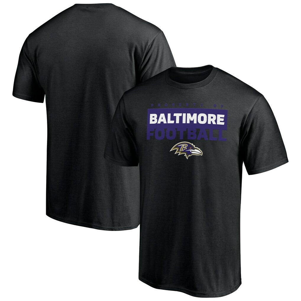 Baltimore Ravens Gain Ground T-Shirt - Black - NFL