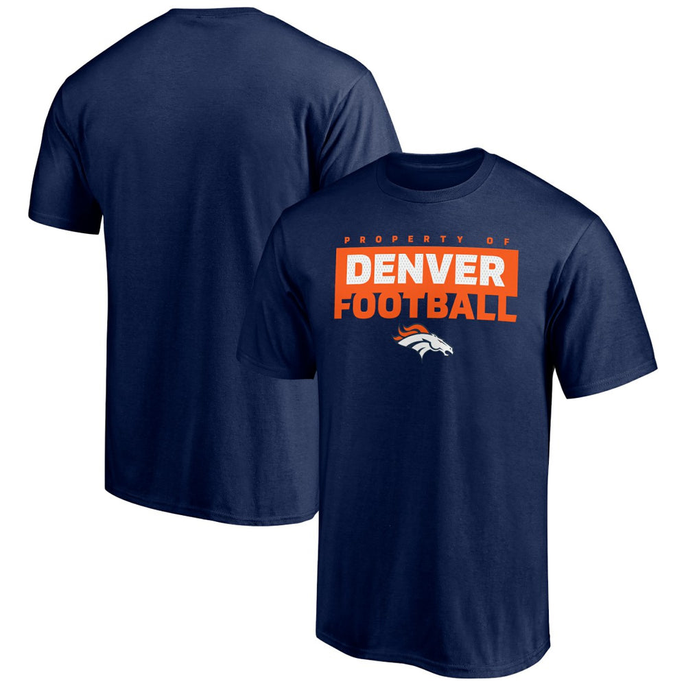 Denver Broncos Gain Ground T-Shirt - Navy - NFL