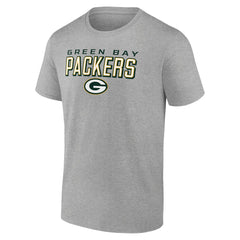 Green Bay Packers Swagger T-Shirt - Heather Gray - NFL