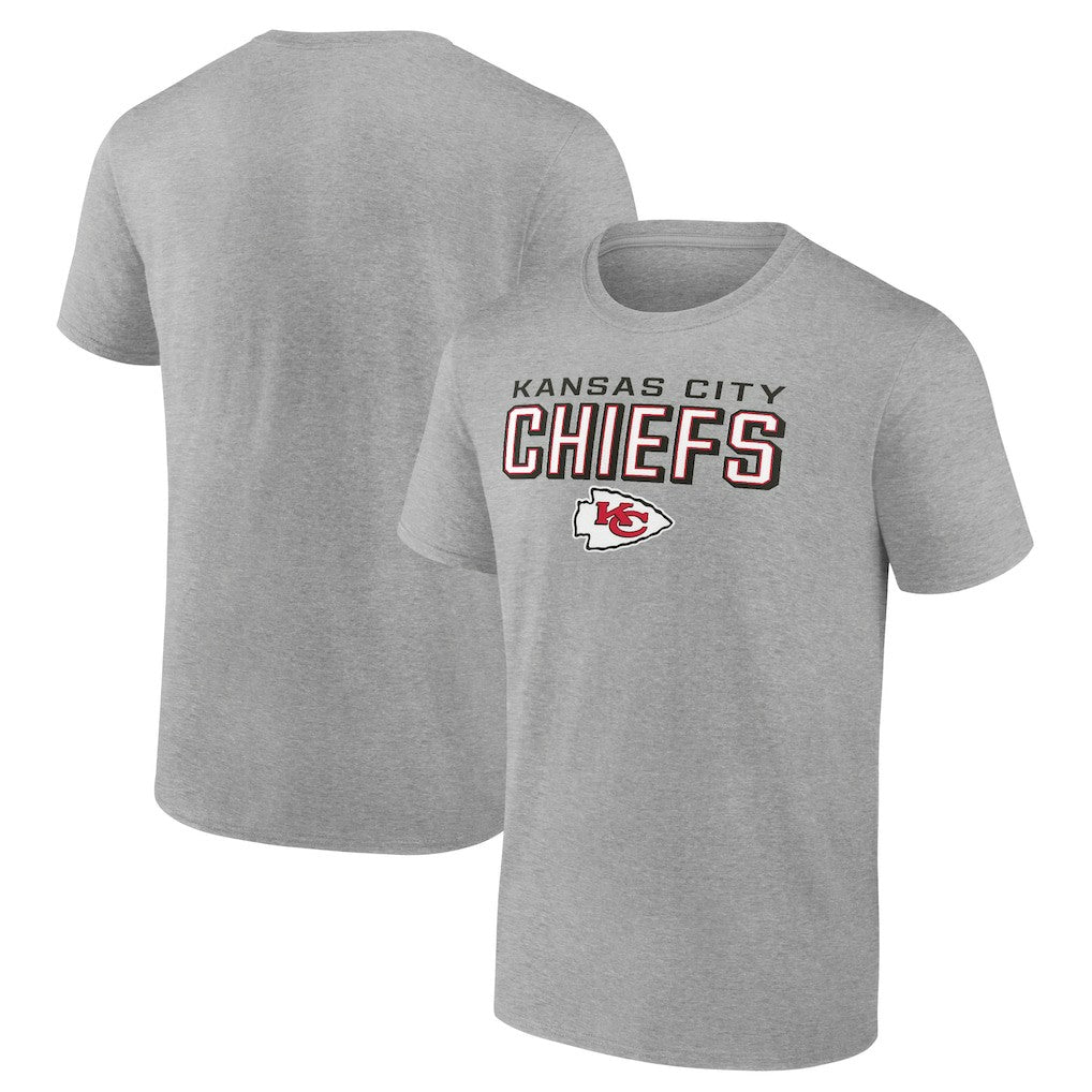 Kansas City Chiefs Swagger T-Shirt - Heather Gray - NFL