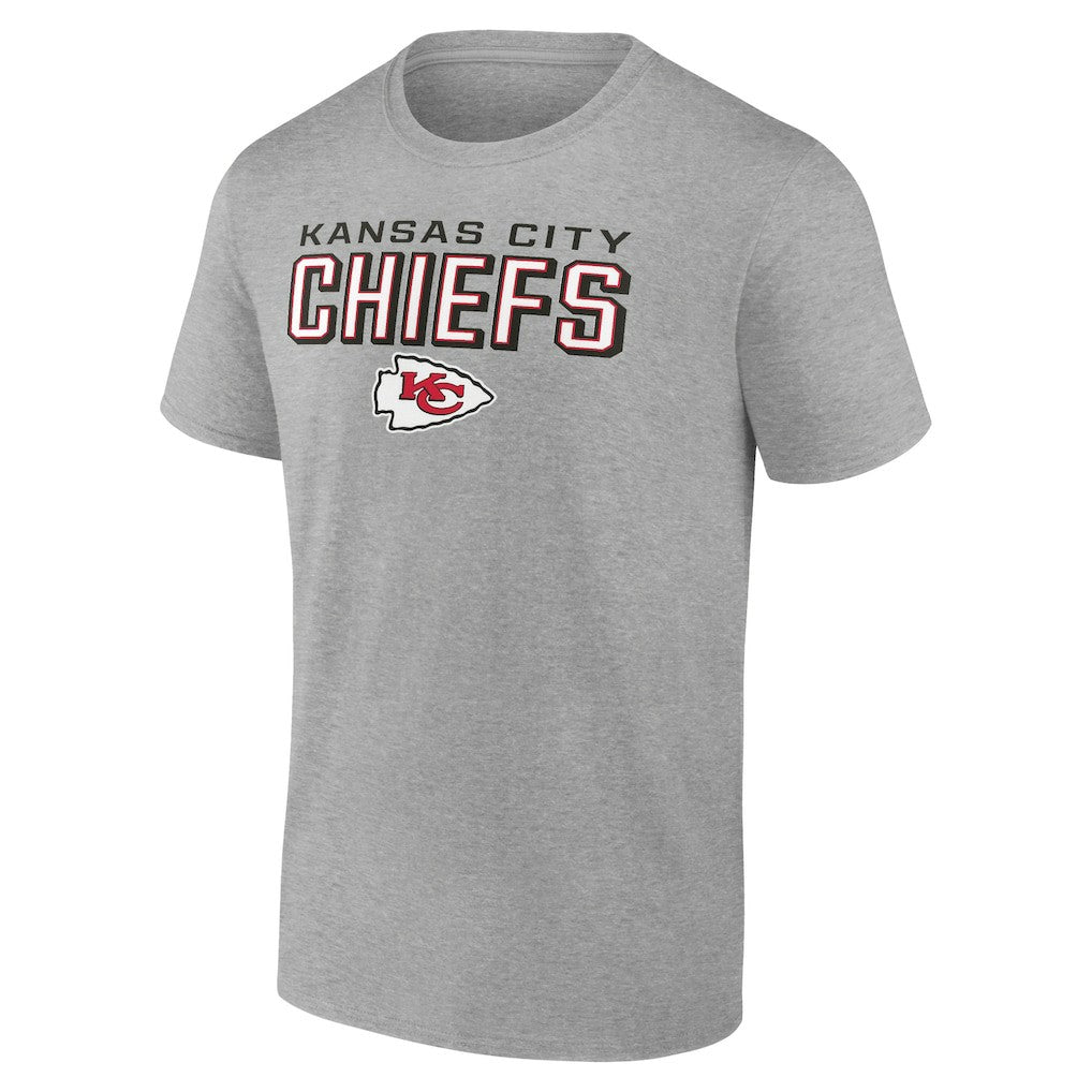 Kansas City Chiefs Swagger T-Shirt - Heather Gray - NFL