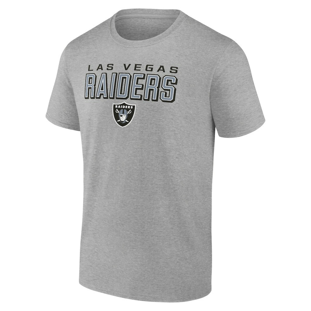 Las Vegas Raiders Swagger T-Shirt - Heather Gray - NFL