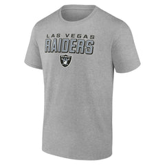 Las Vegas Raiders Swagger T-Shirt - Heather Gray - NFL