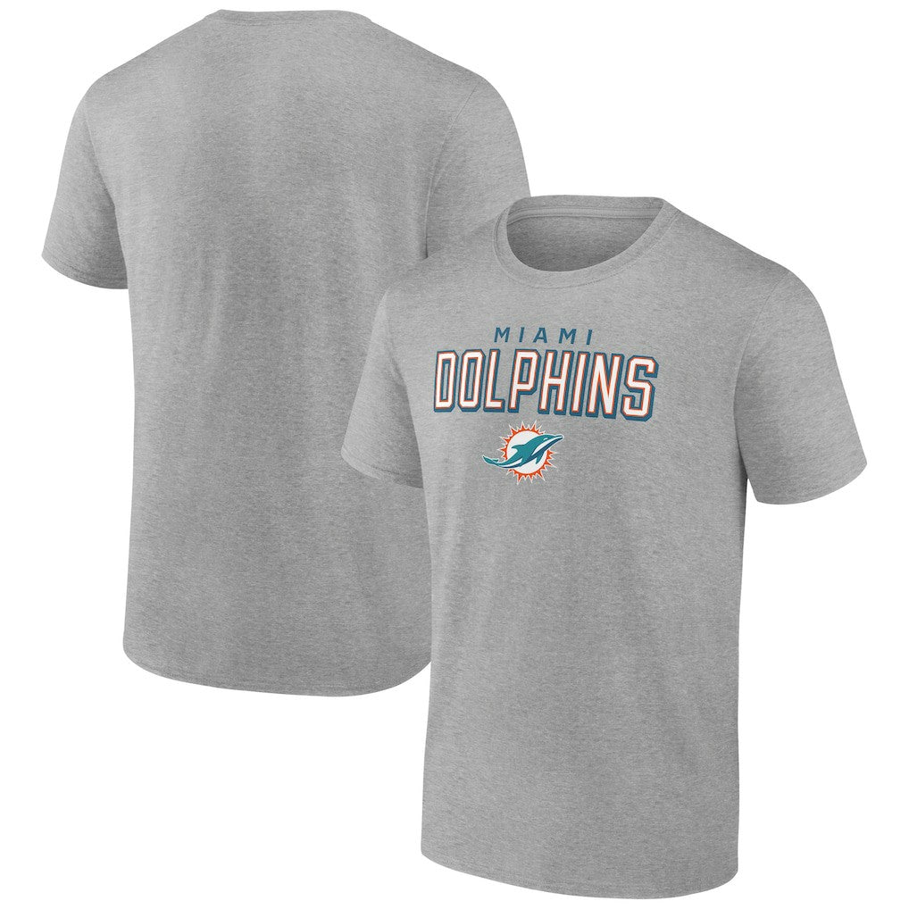 Miami Dolphins Swagger T-Shirt - Heather Gray - NFL