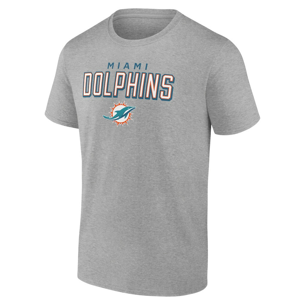 Miami Dolphins Swagger T-Shirt - Heather Gray - NFL