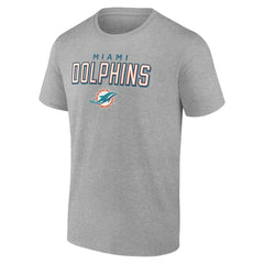 Miami Dolphins Swagger T-Shirt - Heather Gray - NFL