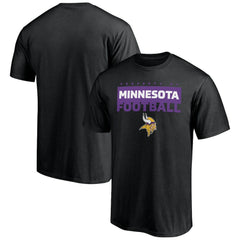 Minnesota Vikings Gain Ground T-Shirt - Black - NFL