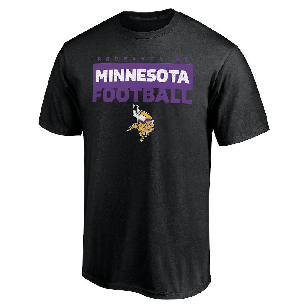Minnesota Vikings Gain Ground T-Shirt - Black - NFL