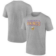 Minnesota Vikings Swagger T-Shirt - Heather Gray - NFL