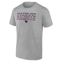 New England Patriots Swagger T-Shirt - Heather Gray - NFL