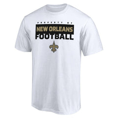 New Orleans Saints Gain Ground T-Shirt - White - NFL