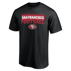 San Francisco 49ers Gain Ground T-Shirt - Black - NFL
