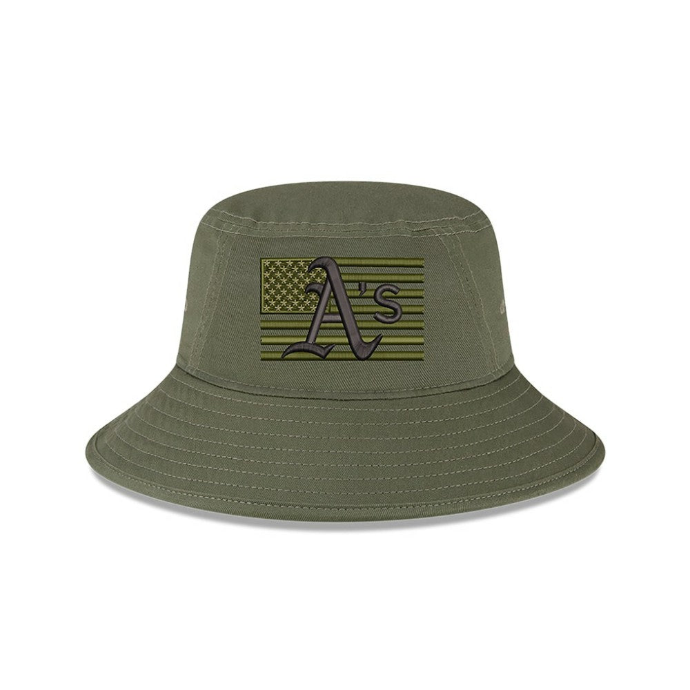 Athletics New Era 2023 Armed Forces Day Bucket Hat Discount