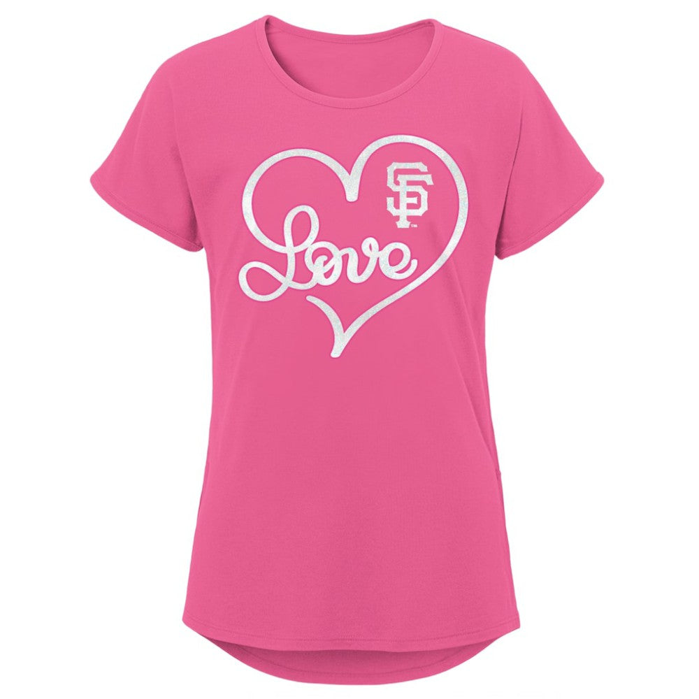 San Francisco Giants Girls Youth Lovely T-Shirt Online