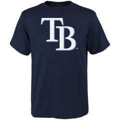 Tampa Bay Rays Youth Logo Primary Team T-Shirt Outlet
