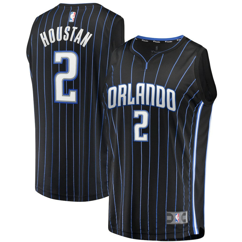 Fanatics Caleb Houstan Orlando Magic Fast Break Replica Jersey Icon Edition Black