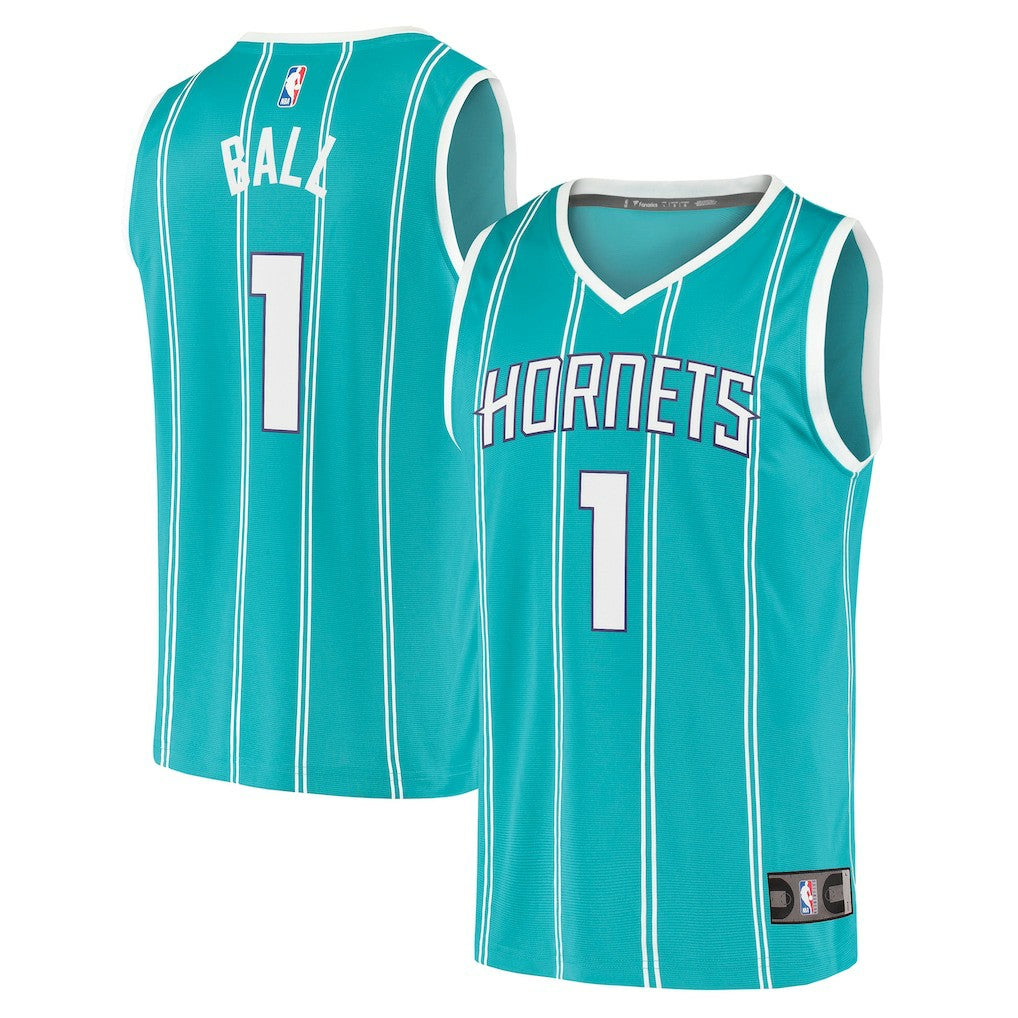 Fanatics LaMelo Ball Charlotte Hornets Fast Break Replica Jersey Icon Edition Teal