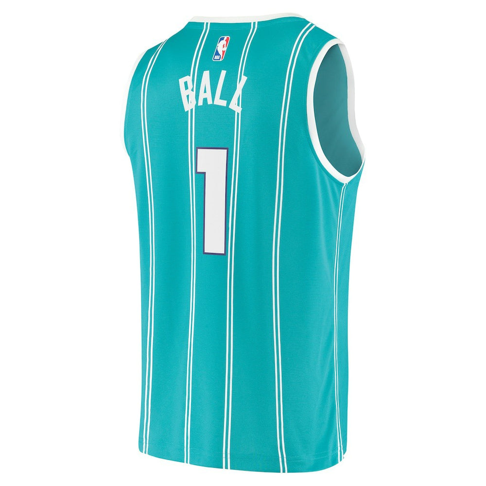 Fanatics LaMelo Ball Charlotte Hornets Fast Break Replica Jersey Icon Edition Teal