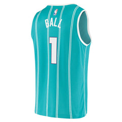 Fanatics LaMelo Ball Charlotte Hornets Fast Break Replica Jersey Icon Edition Teal