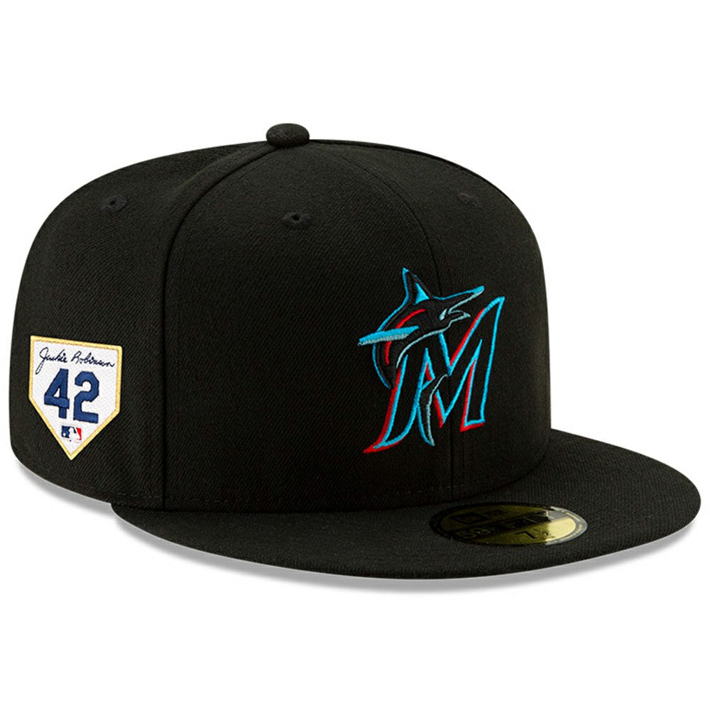 Miami Marlins New Era 2024 Jackie Robinson Day 59FIFTY Fitted Hat Outlet