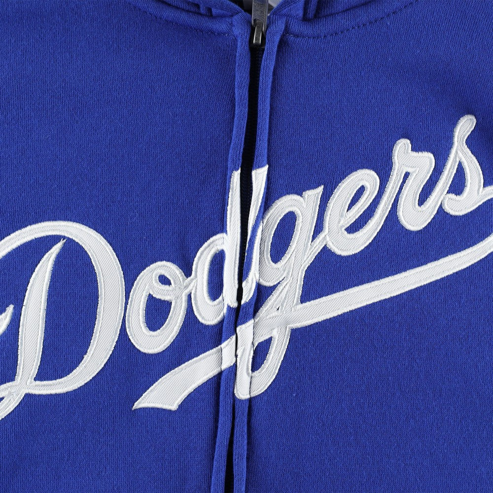 Los Angeles Dodgers Youth Wordmark Full-Zip Fleece Hoodie for sale