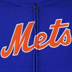 New York Mets Youth Wordmark Full-Zip Fleece Hoodie Outlet