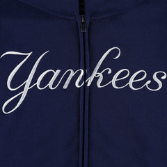 New York Yankees Youth Wordmark Full-Zip Fleece Hoodie Outlet
