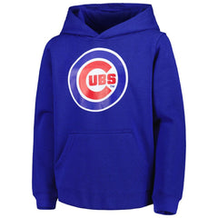 Chicago Cubs Youth Team Primary Logo Pullover Hoodie Outlet