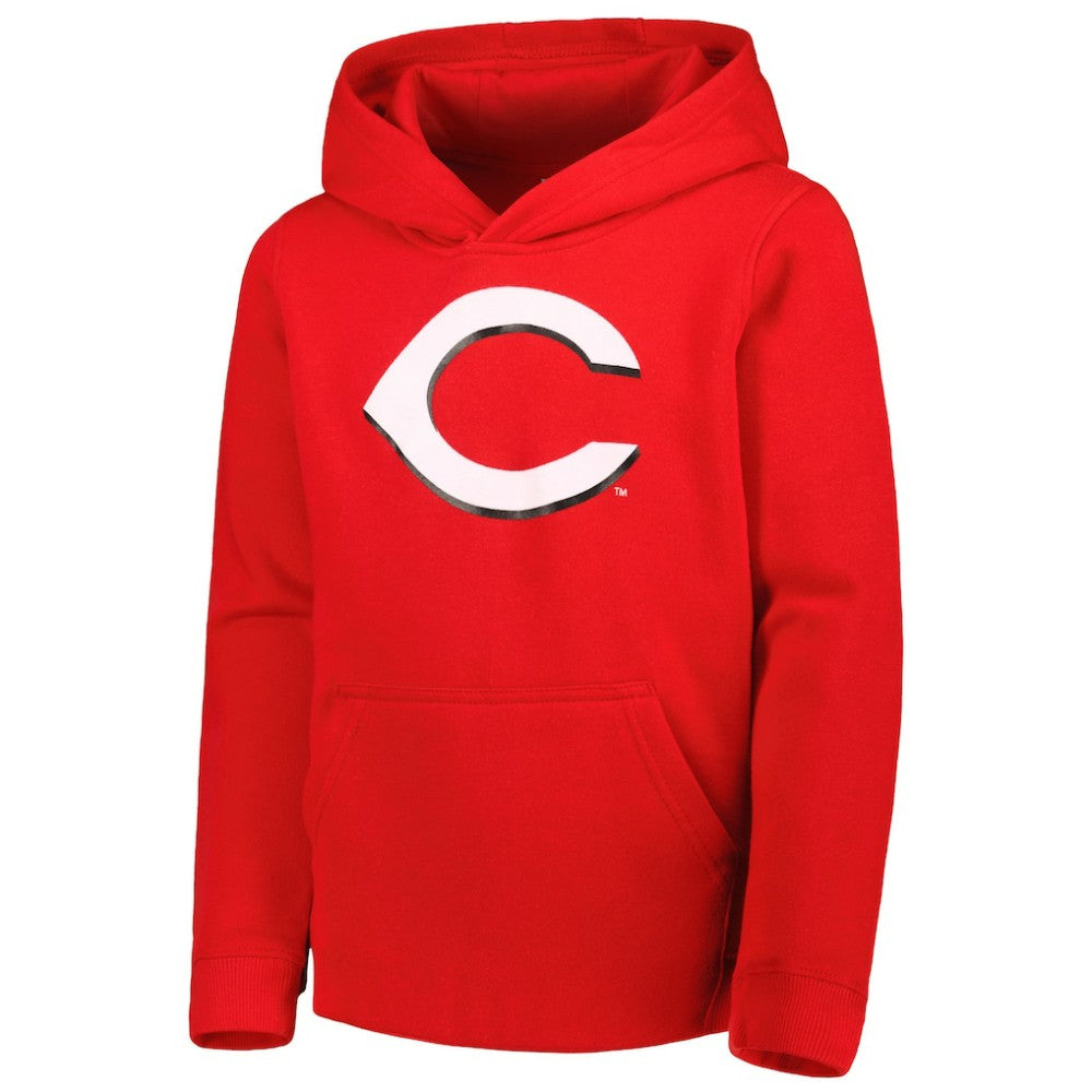 Cincinnati Reds Youth Team Primary Logo Pullover Hoodie Discount
