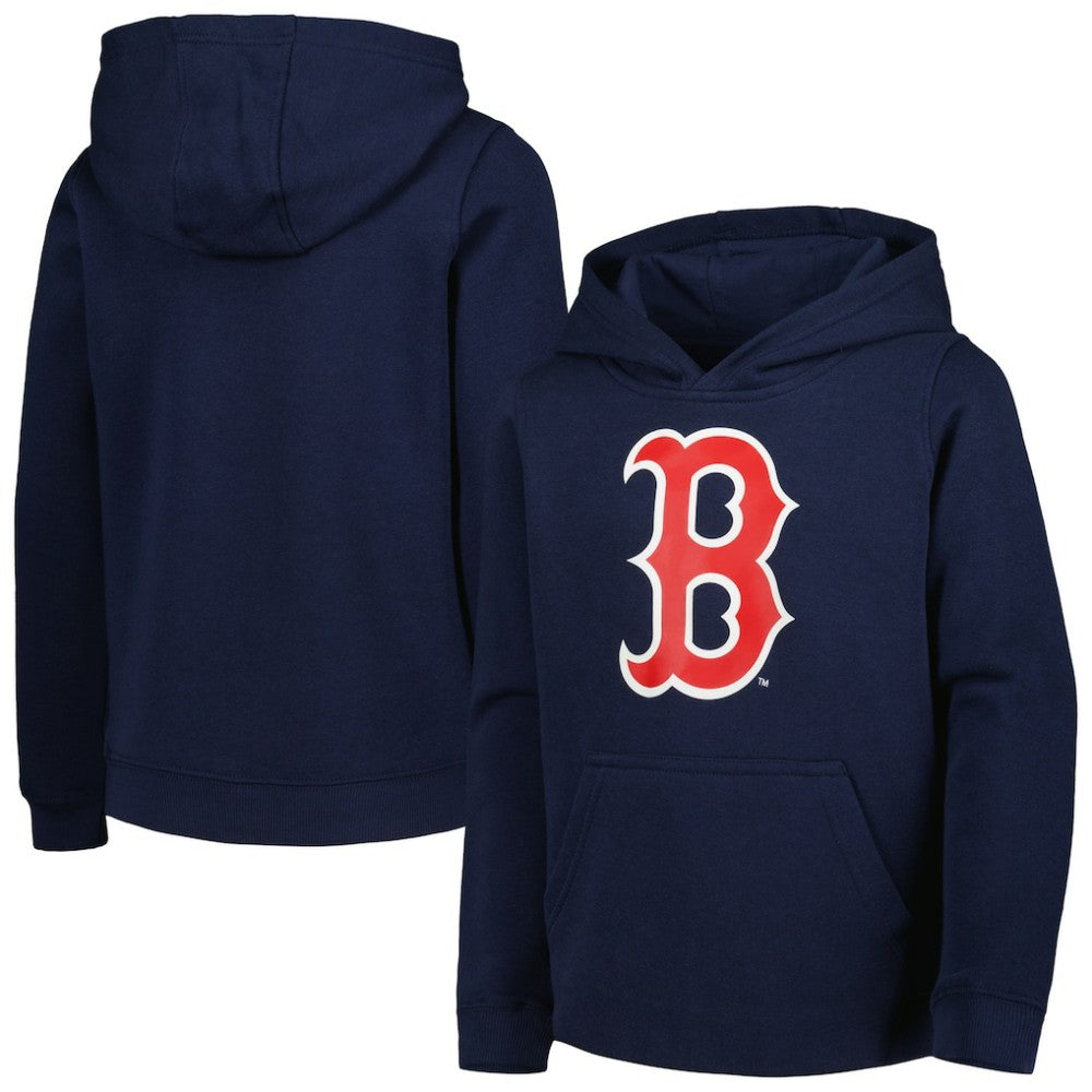 Boston Red Sox Youth Team Primary Logo Pullover Hoodie Near Me