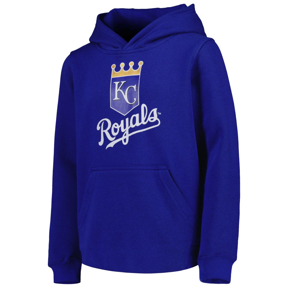 Kansas City Royals Youth Team Primary Logo Pullover Hoodie for sale