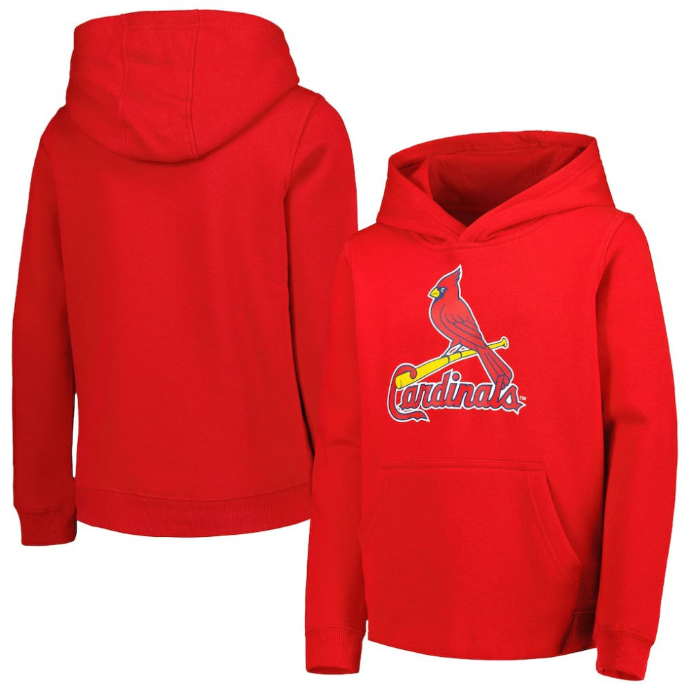 St. Louis Cardinals Youth Team Primary Logo Pullover Hoodie Sale