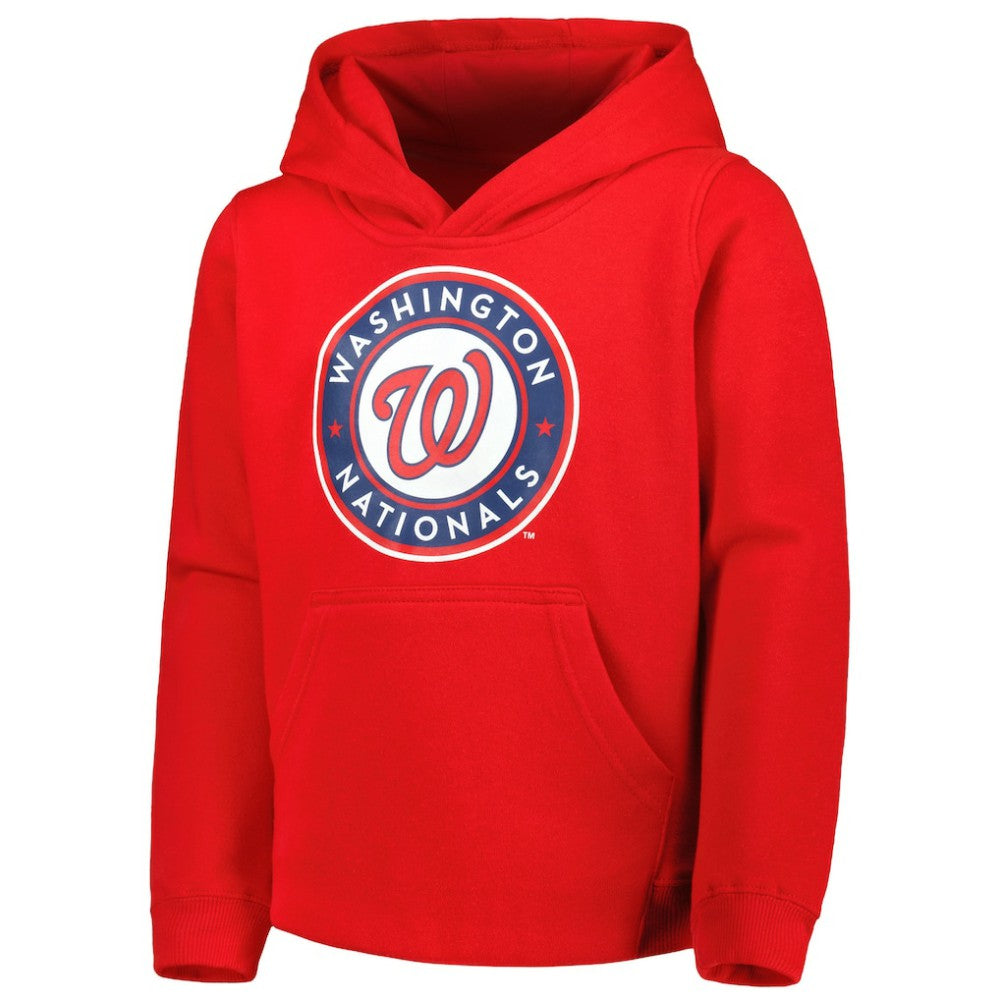 Washington Nationals Youth Team Primary Logo Pullover Hoodie Discount