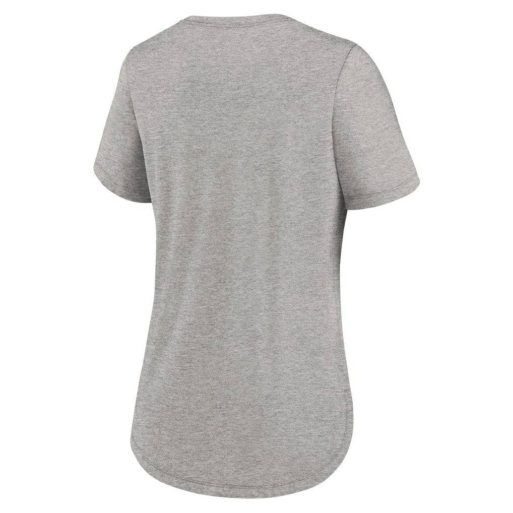 Los Angeles Rams Women's Fashion Tri-Blend T-Shirt - Heather Gray - Nike