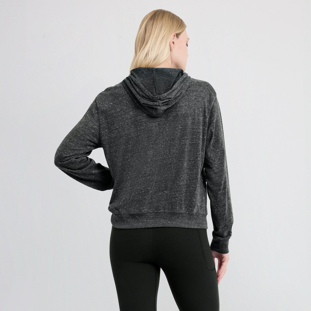 New Orleans Saints Women's Rewind Gym Vintage Lightweight Pullover Hoodie - Black - Nike