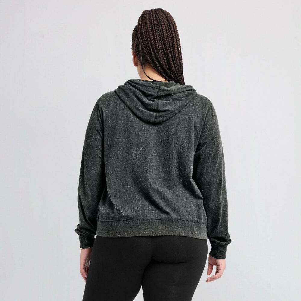 New Orleans Saints Women's Rewind Gym Vintage Lightweight Pullover Hoodie - Black - Nike