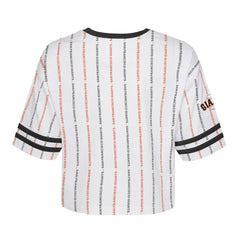 San Francisco Giants Girls Youth Ball Striped T-Shirt for sale