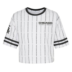 Chicago White Sox Girls Youth Ball Striped T-Shirt Discount