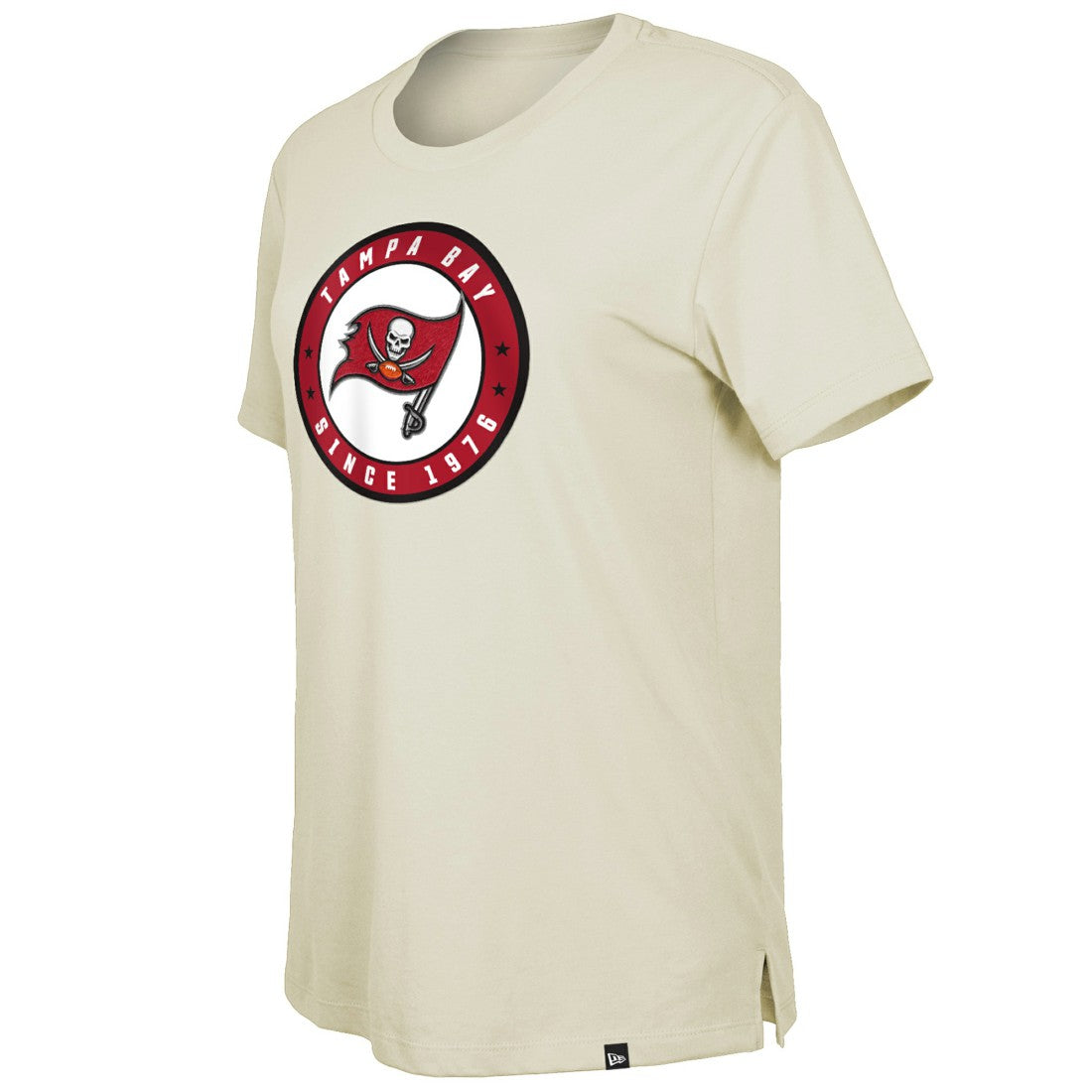 Tampa Bay Buccaneers New Era Women's 2023 NFL Draft T-Shirt - Cream - NFL