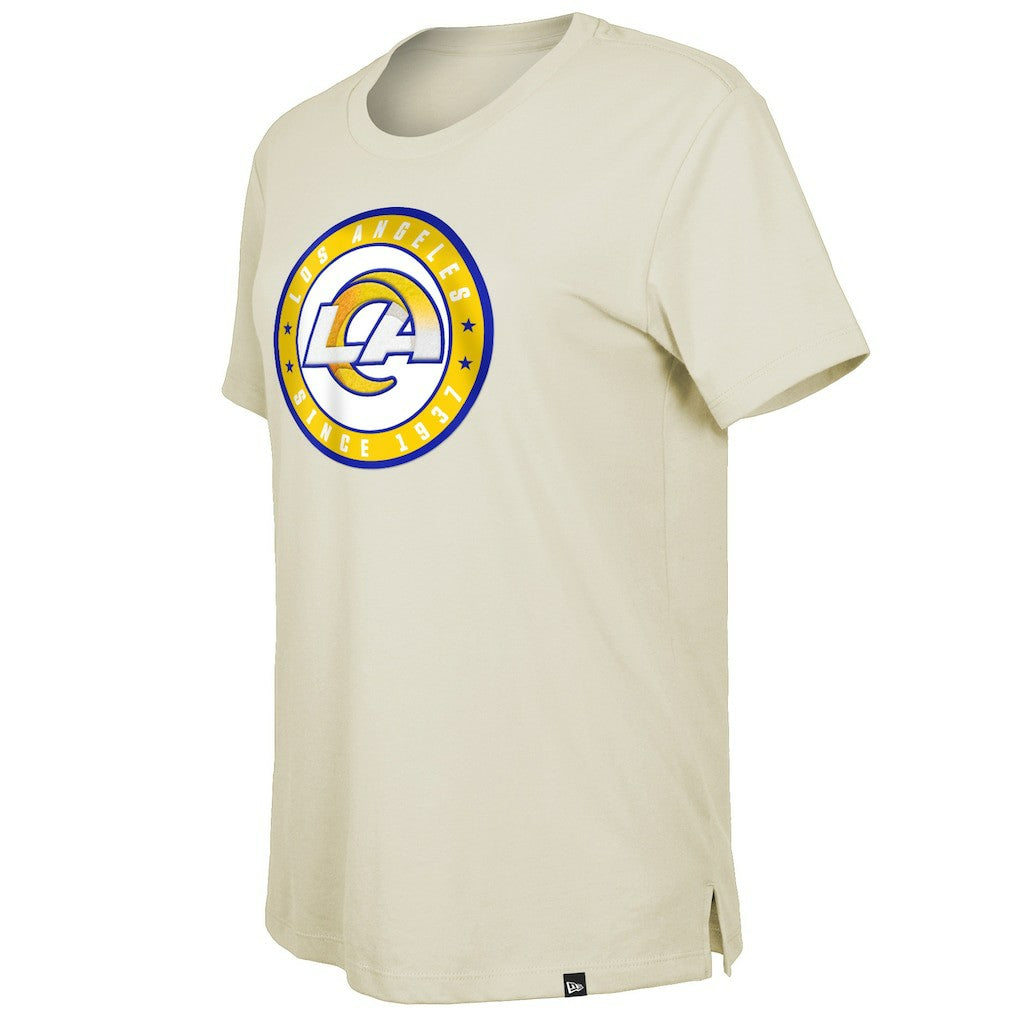Los Angeles Rams New Era Women's 2023 NFL Draft T-Shirt - Cream - NFL