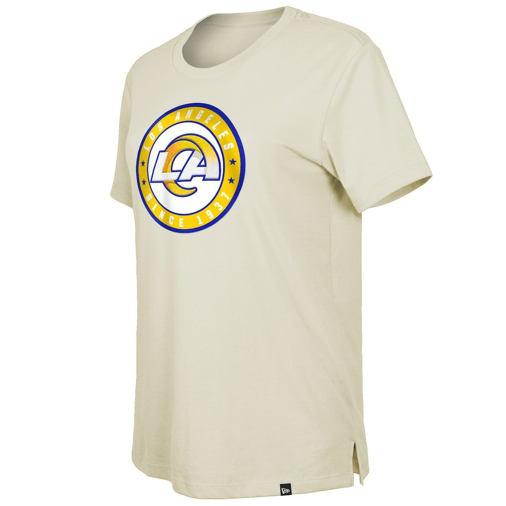 Los Angeles Rams New Era Women's 2023 NFL Draft T-Shirt - Cream - NFL