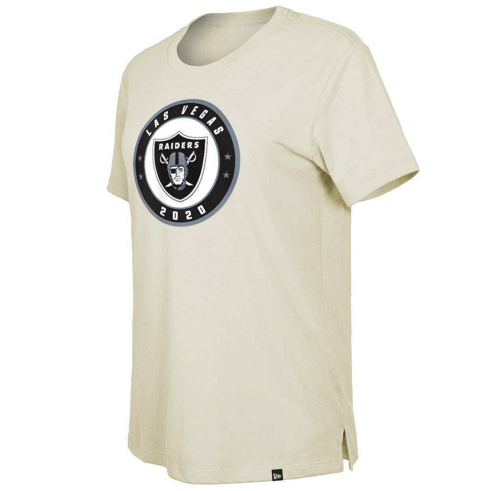 Las Vegas Raiders New Era Women's 2023 NFL Draft T-Shirt - Cream - NFL