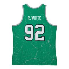 Reggie White Philadelphia Eagles 1992 Player Burst Tank Top - Kelly Green - Mitchell & Ness