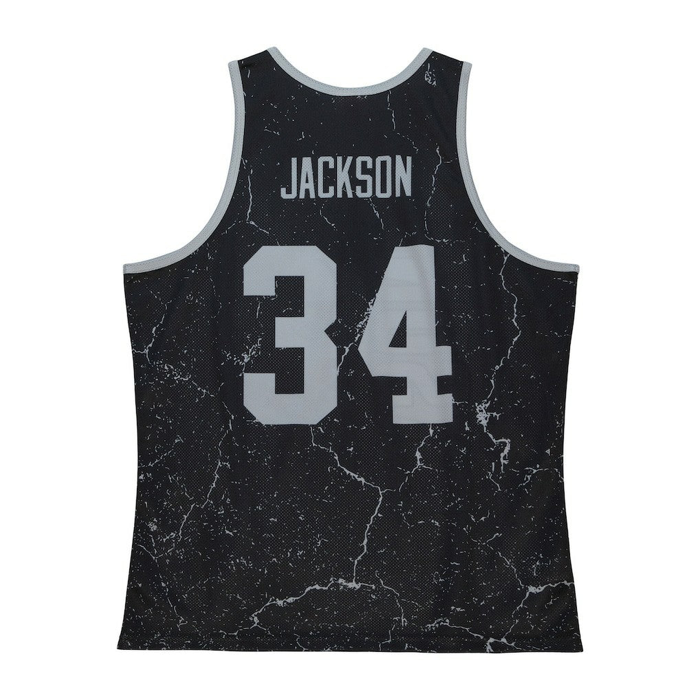 Bo Jackson Las Vegas Raiders 1990 Player Burst Tank Top - Black - Mitchell & Ness