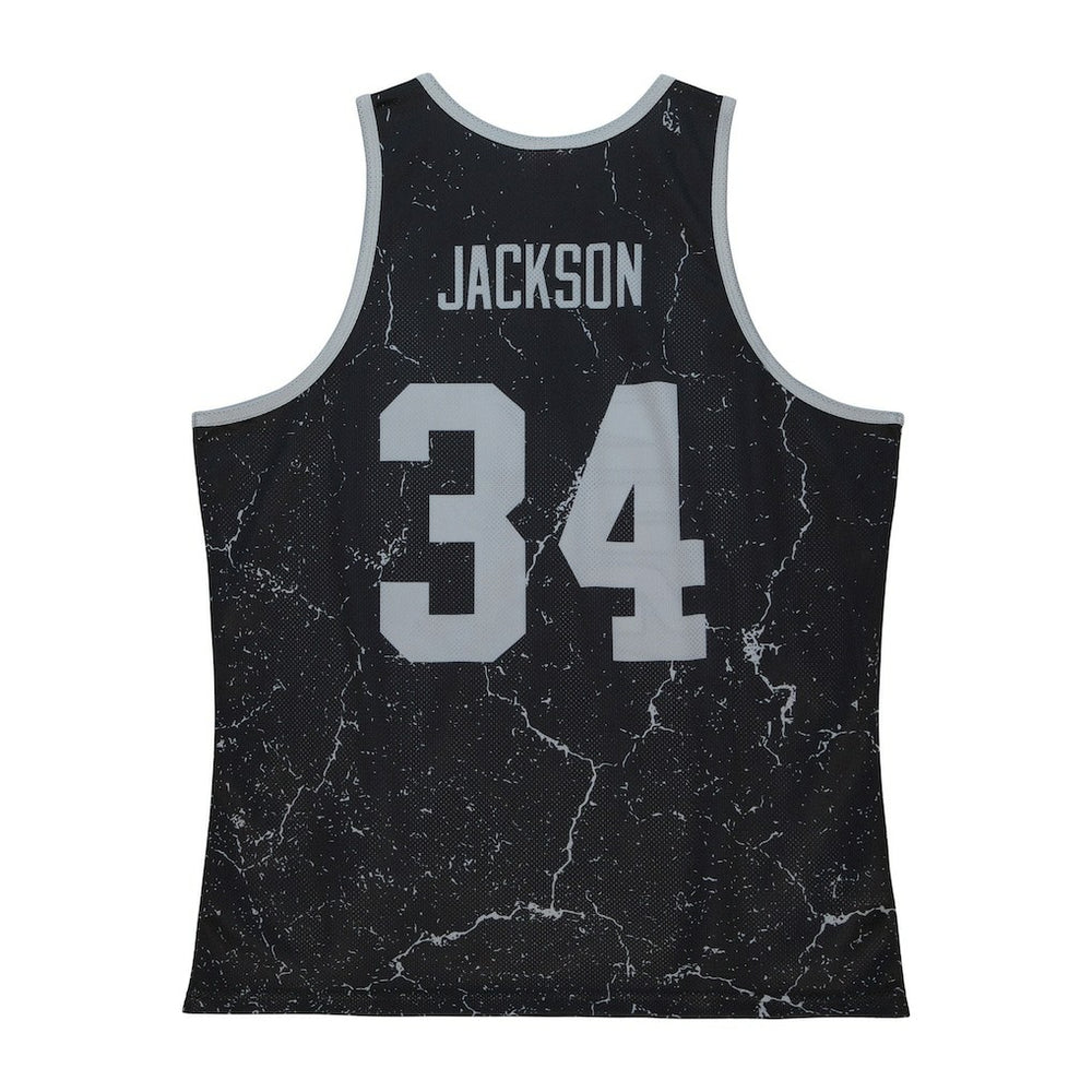Bo Jackson Las Vegas Raiders 1990 Player Burst Tank Top - Black - Mitchell & Ness